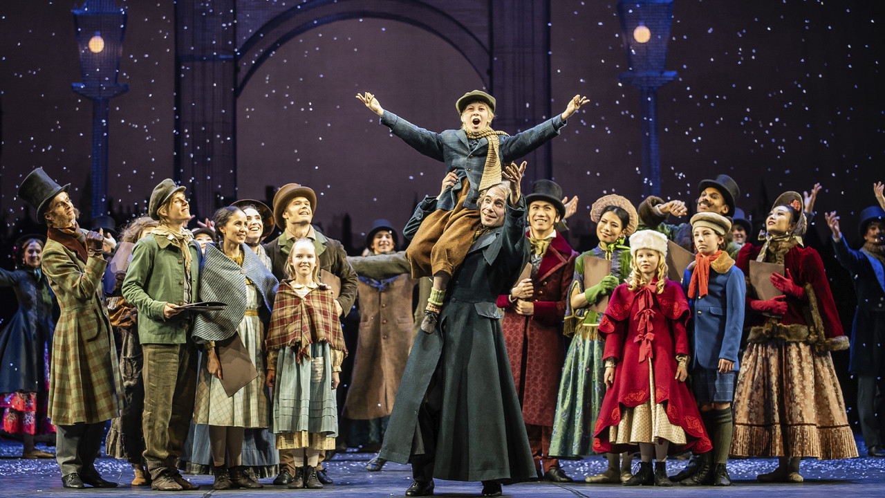 A Christmas Carol backdrop