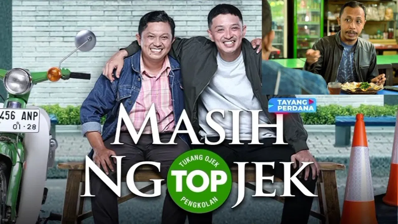 TOP: Masih Ngojek backdrop