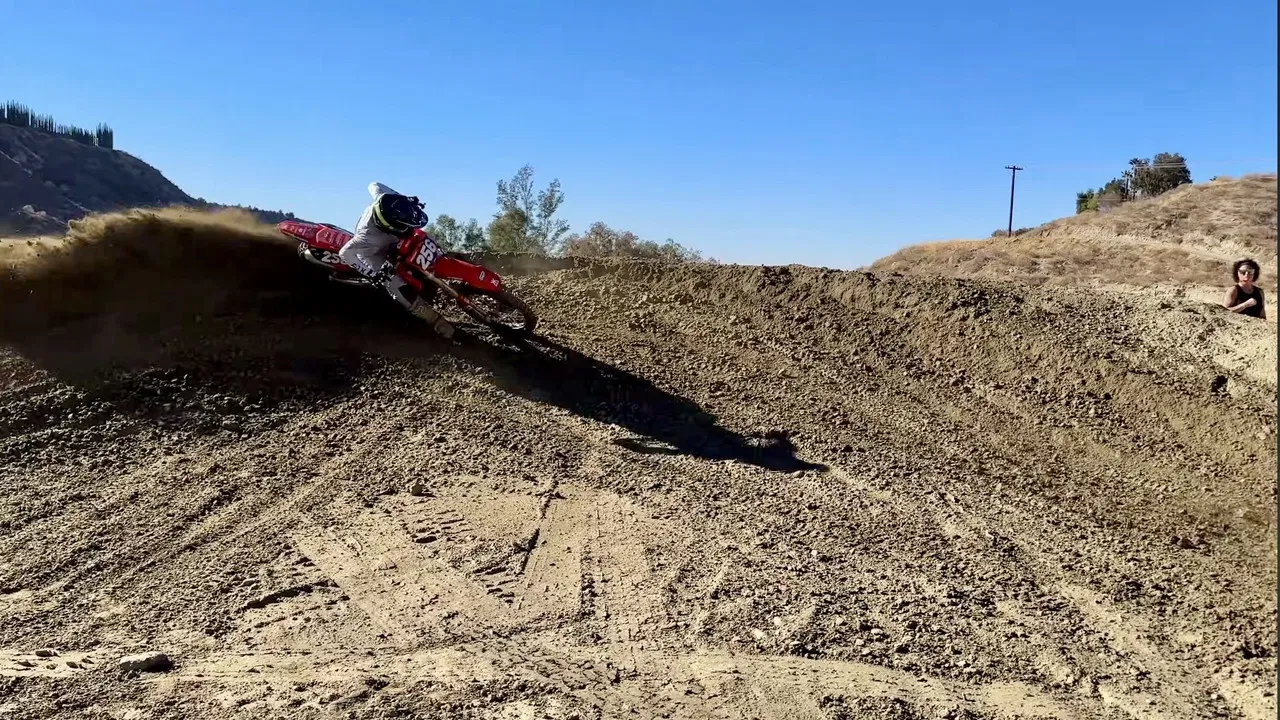 Riding & Watching my First AMA Supercross - Baz in SoCal backdrop