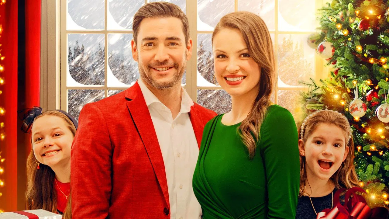 Snowed in for Christmas backdrop