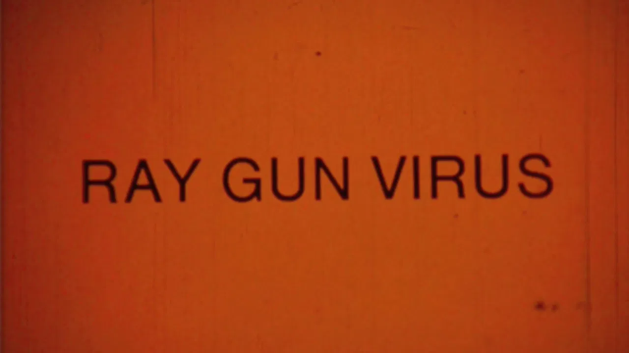 Ray Gun Virus backdrop