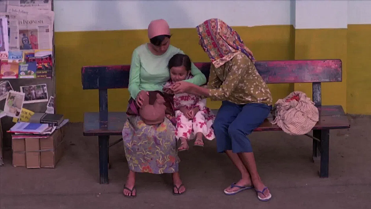 Jamila and the President backdrop