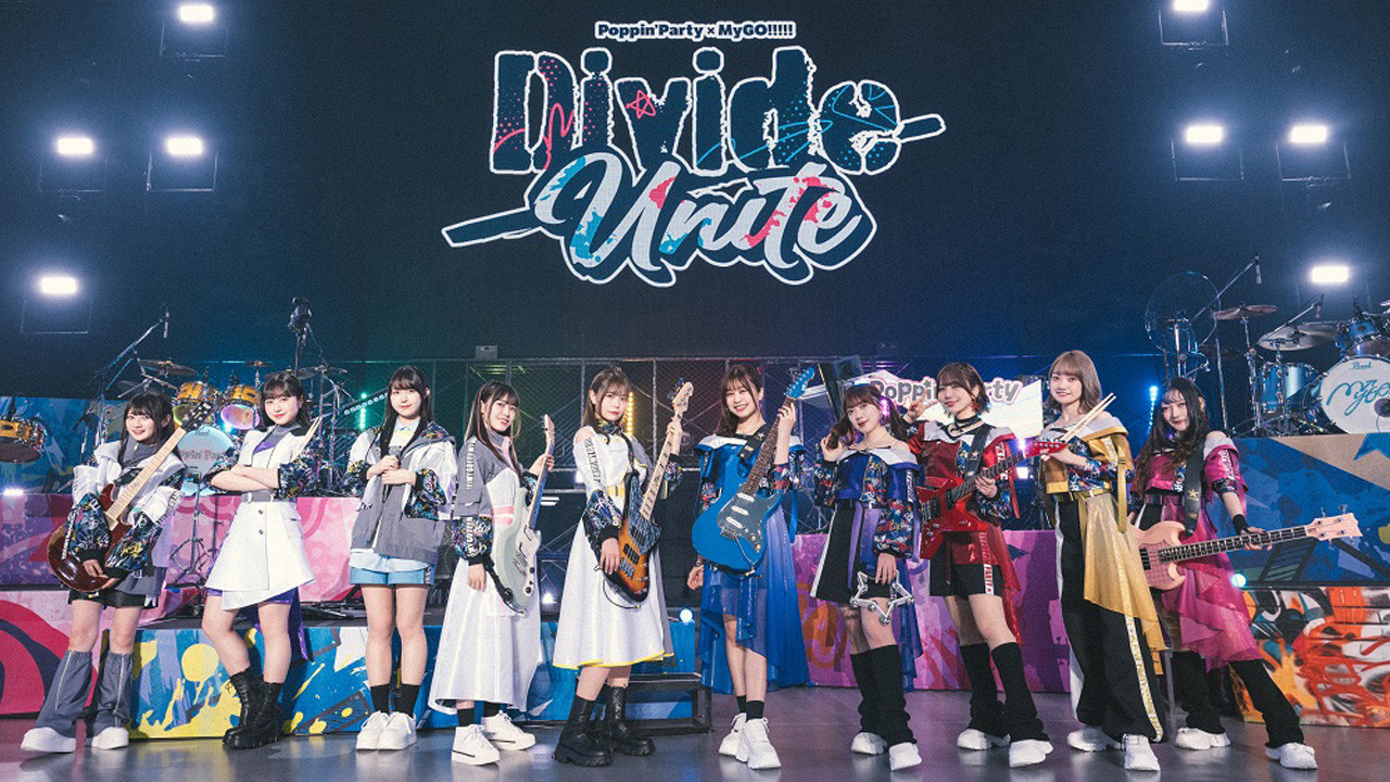 Poppin'Party×MyGO!!!!! Joint Live「Divide/Unite」 backdrop