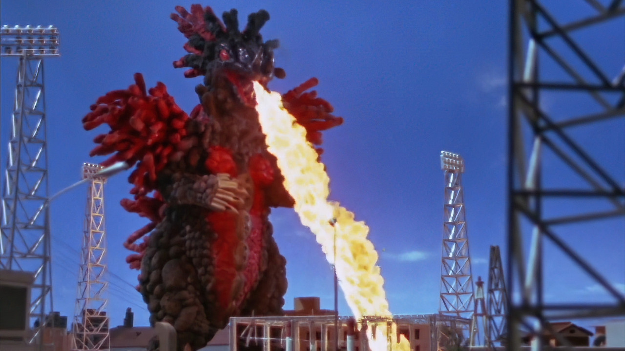 War of the God Monsters backdrop