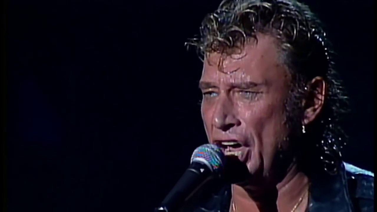 Johnny Hallyday - Bercy 92 backdrop