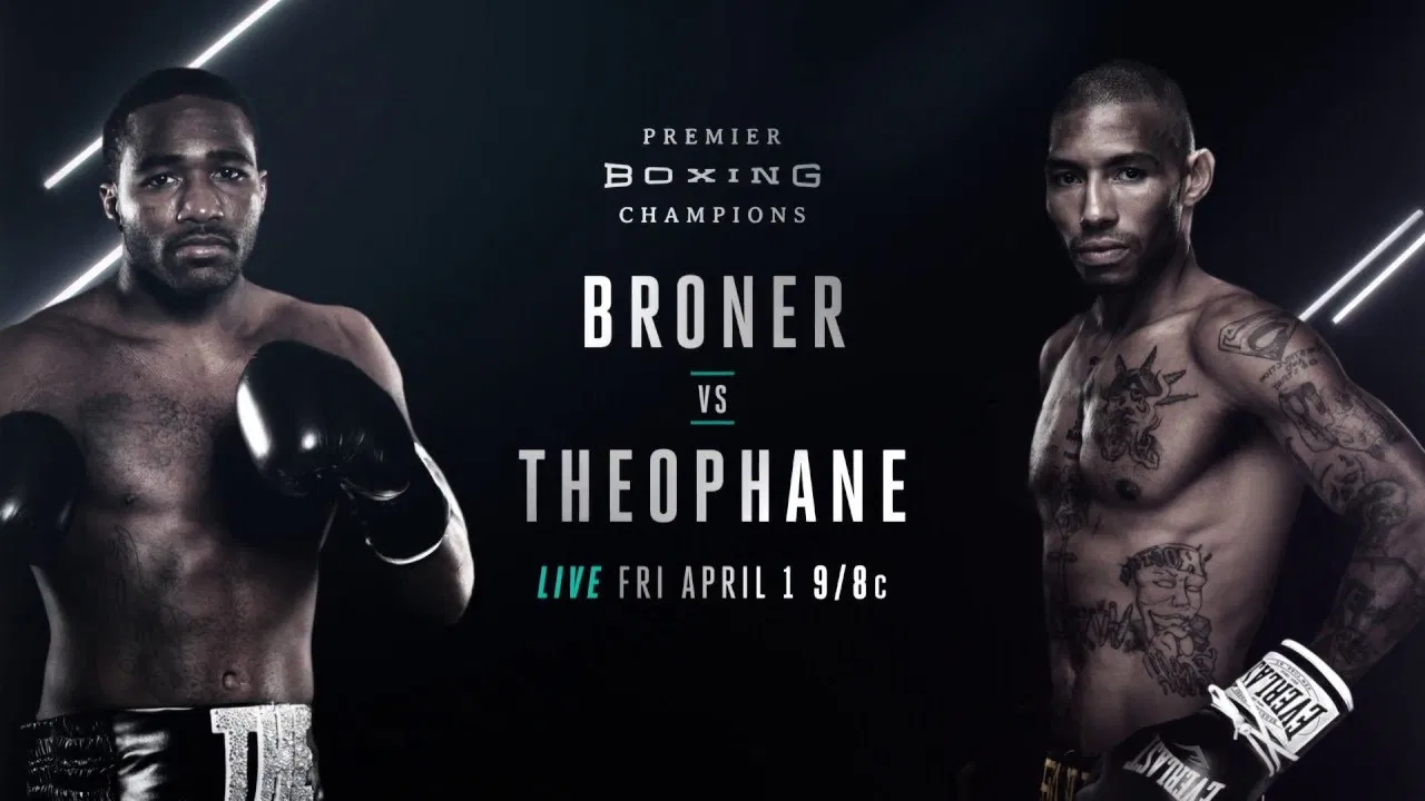 Adrien Broner vs. Ashley Theophane backdrop
