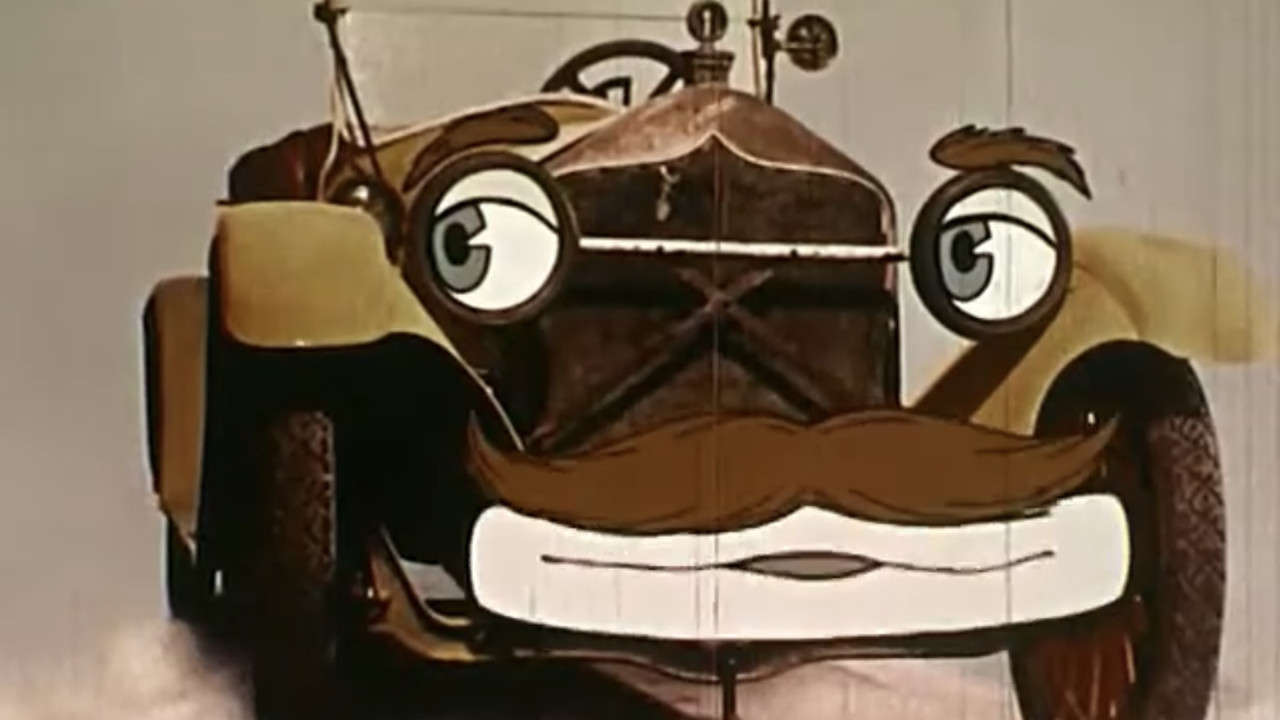 The Talking Car backdrop