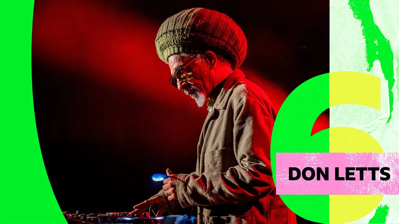 Don Letts - 6 Music Festival backdrop