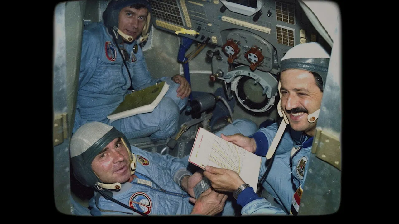 The Syrian Cosmonaut backdrop