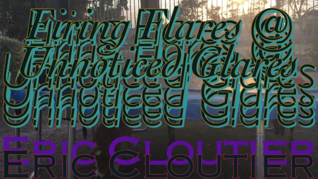 Firing Flares @ Unnoticed Glares backdrop