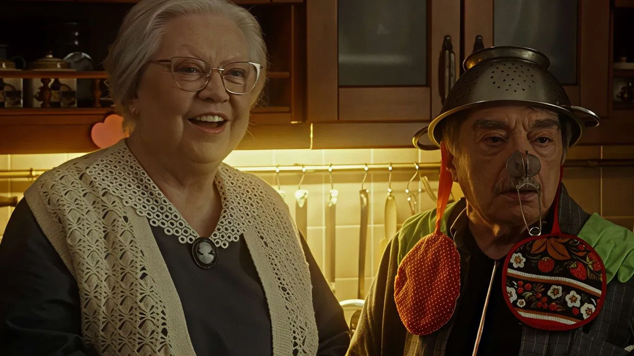 Two People in One Life and a Dog backdrop