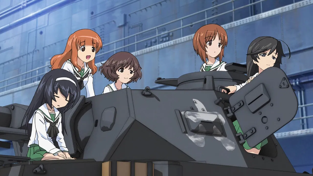 Girls und Panzer Compilation Movie backdrop