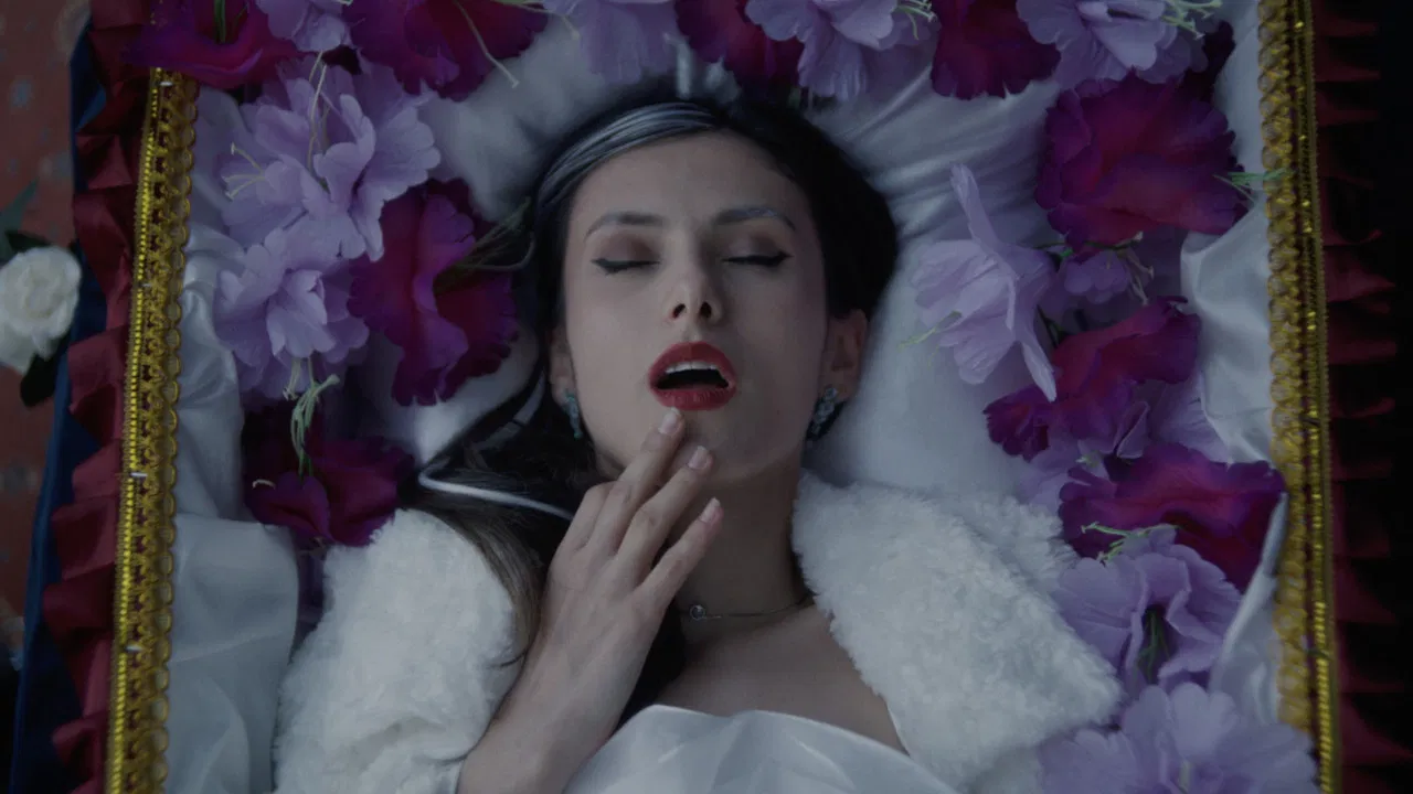 Coffin Therapy backdrop