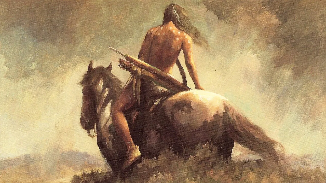 Wild Wild West: Crazy Horse backdrop