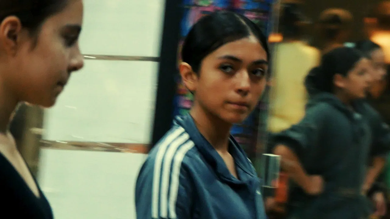 The Girl and the Zapateado backdrop