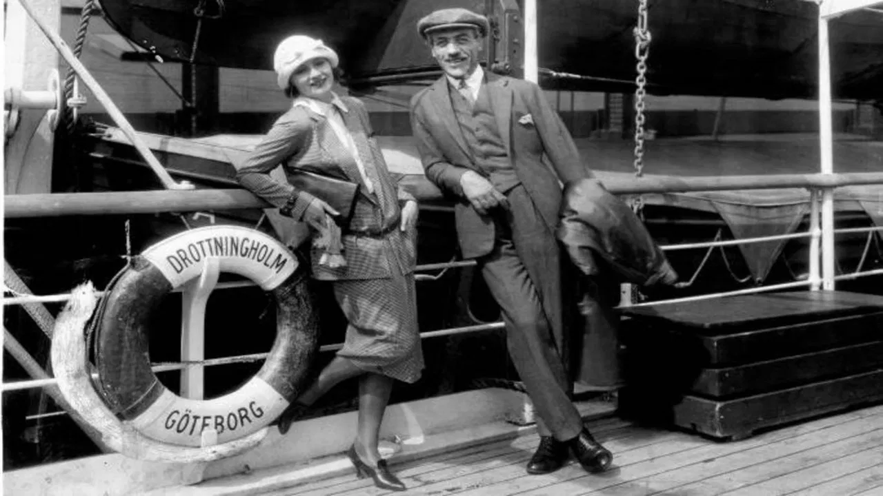 Stiller, Garbo & jag backdrop