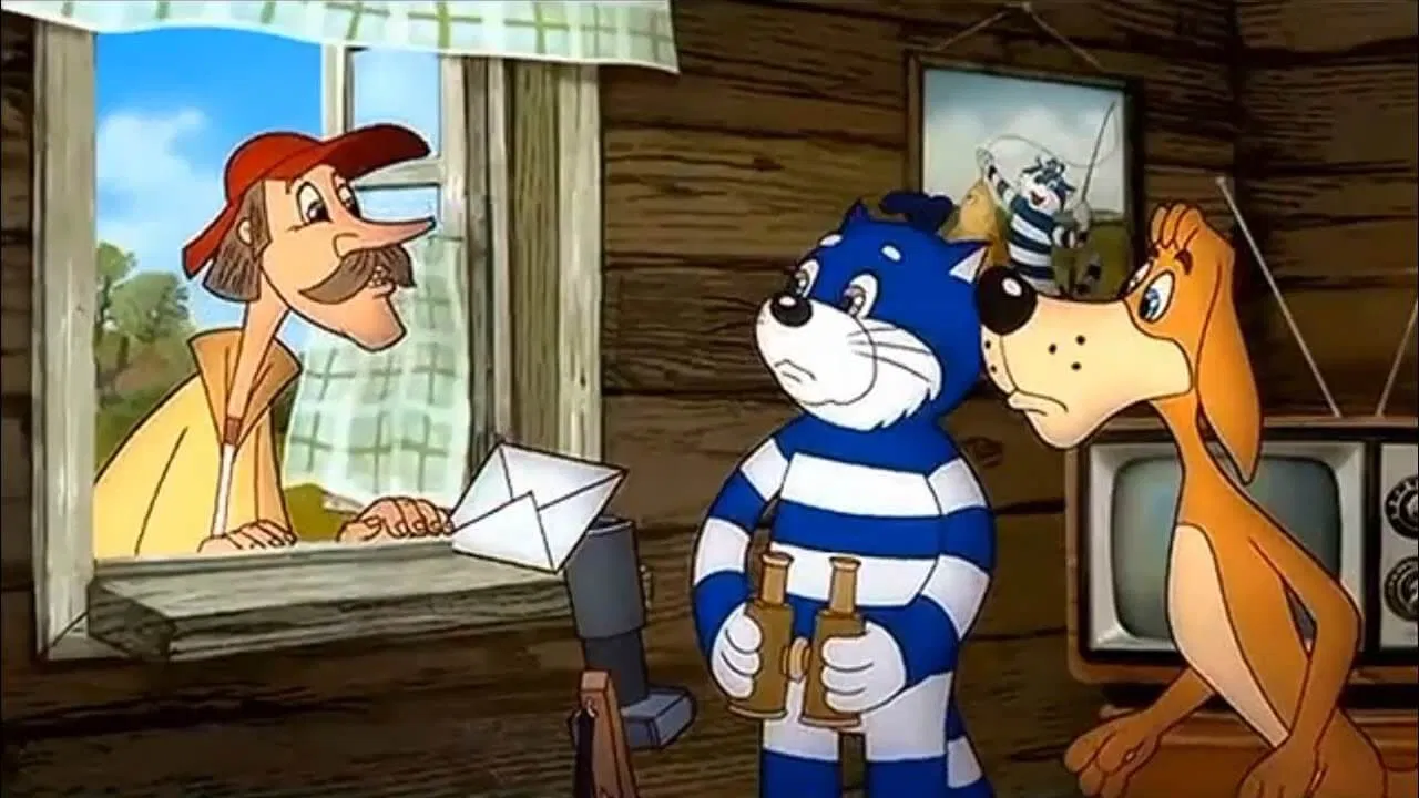 Spring in Prostokvashino backdrop