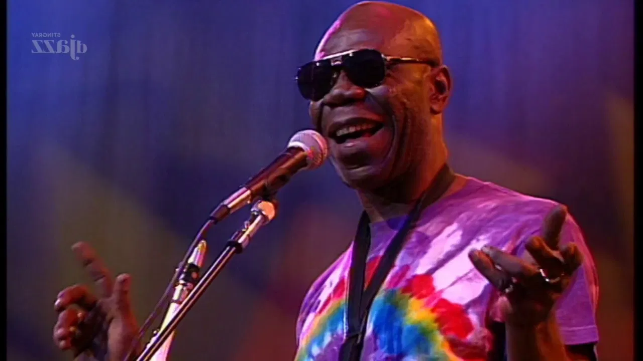 Soul Makossa Manu Dibango jazz Open Stuttgart - 1995 backdrop