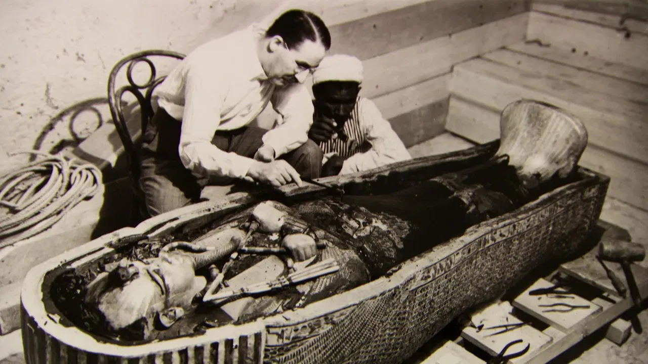 The Man Who Shot Tutankhamun backdrop