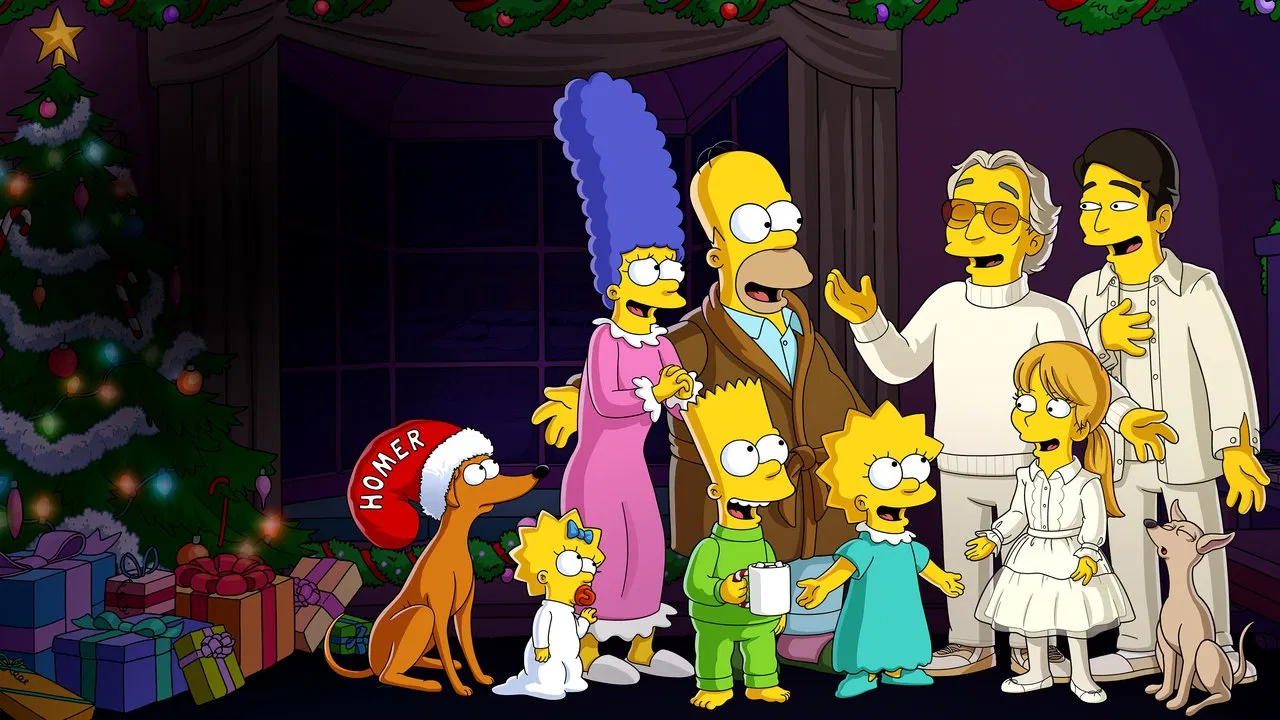 The Simpsons Meet the Bocellis in "Feliz Navidad" backdrop