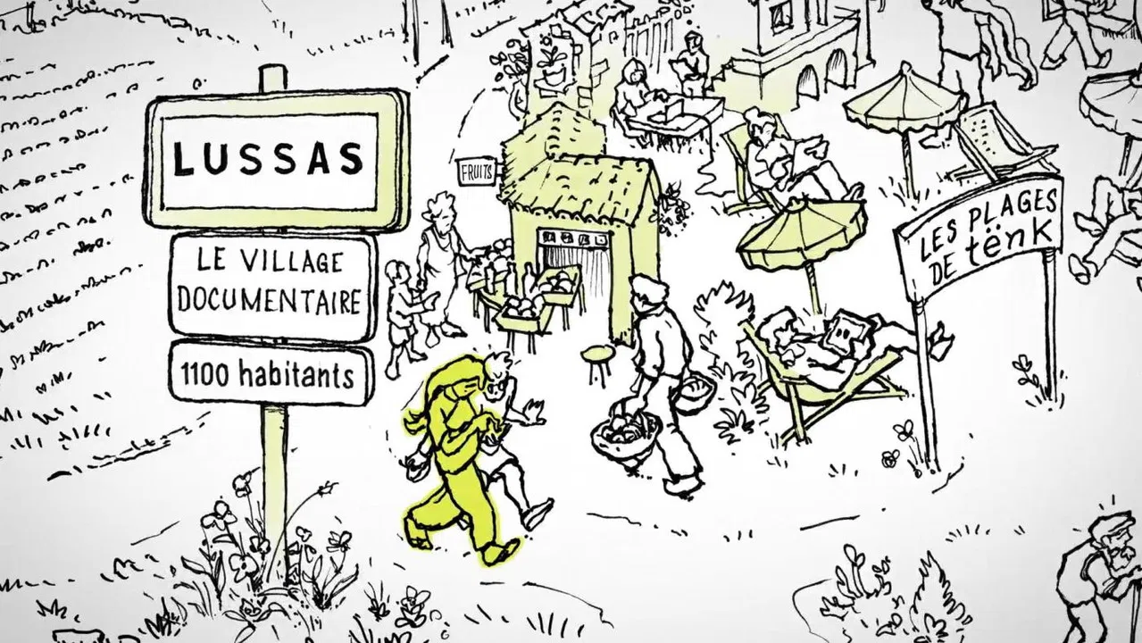 The Village backdrop