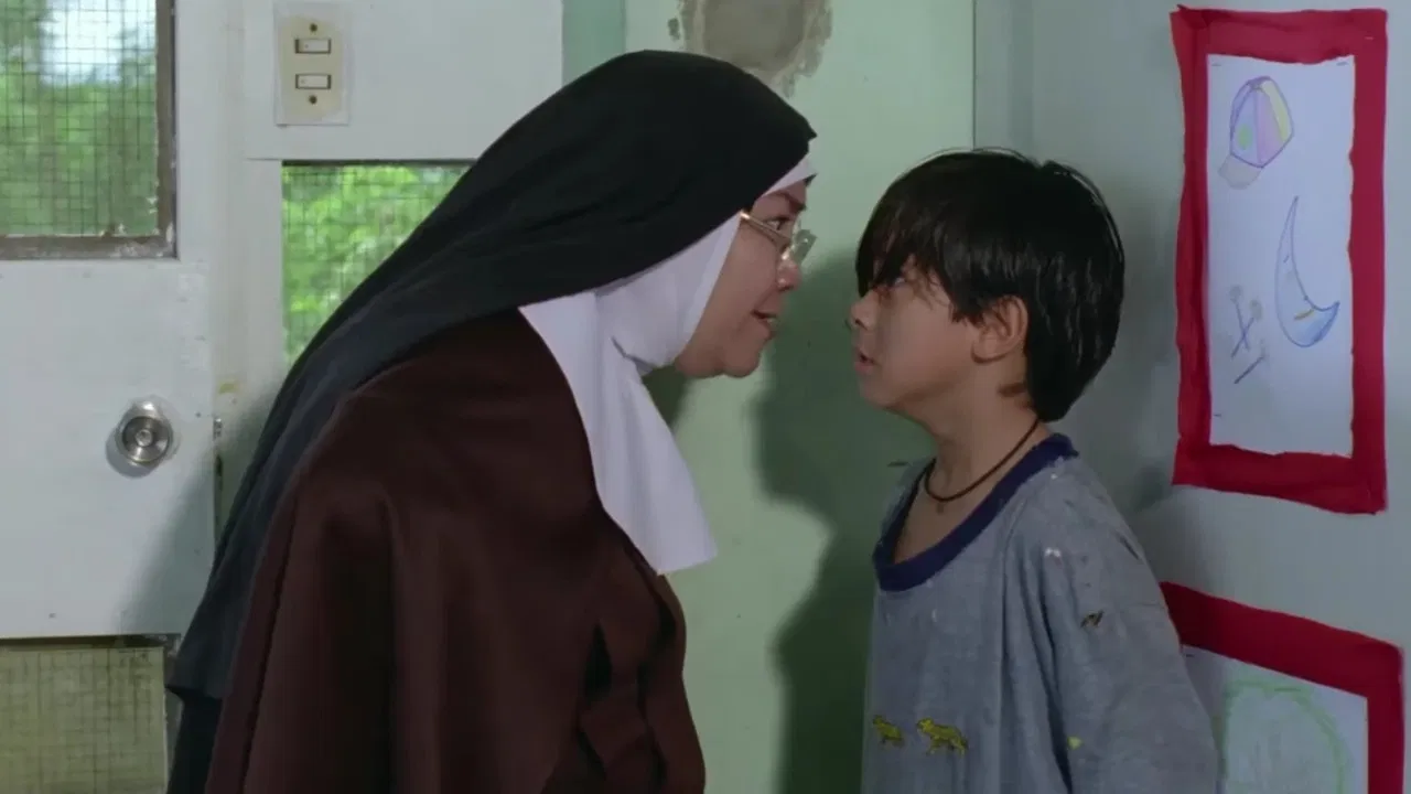 Madonna and Child backdrop