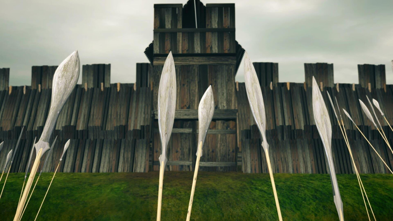 Viking City of the Dead backdrop