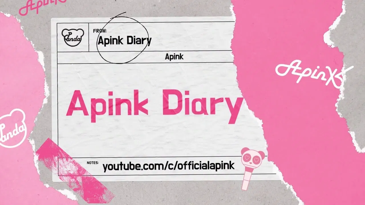 Apink Diary backdrop