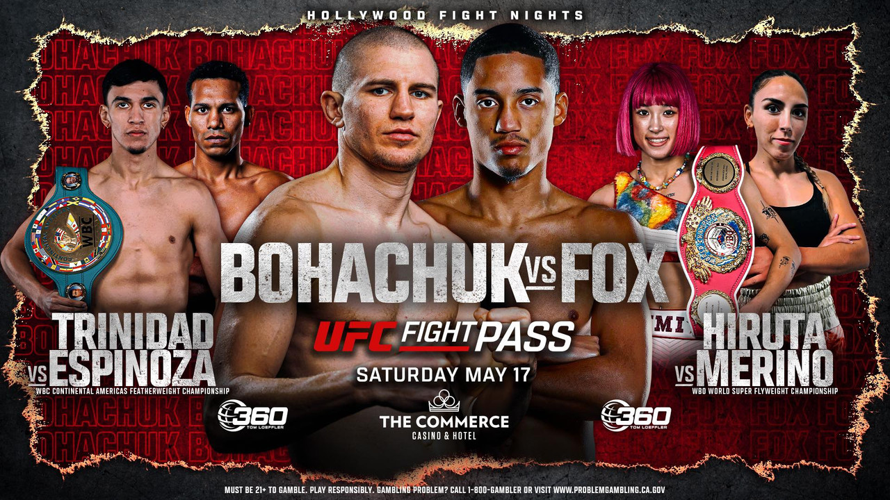 Serhii Bohachuk vs. Mykal Fox backdrop