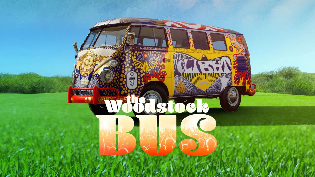 The Woodstock Bus backdrop
