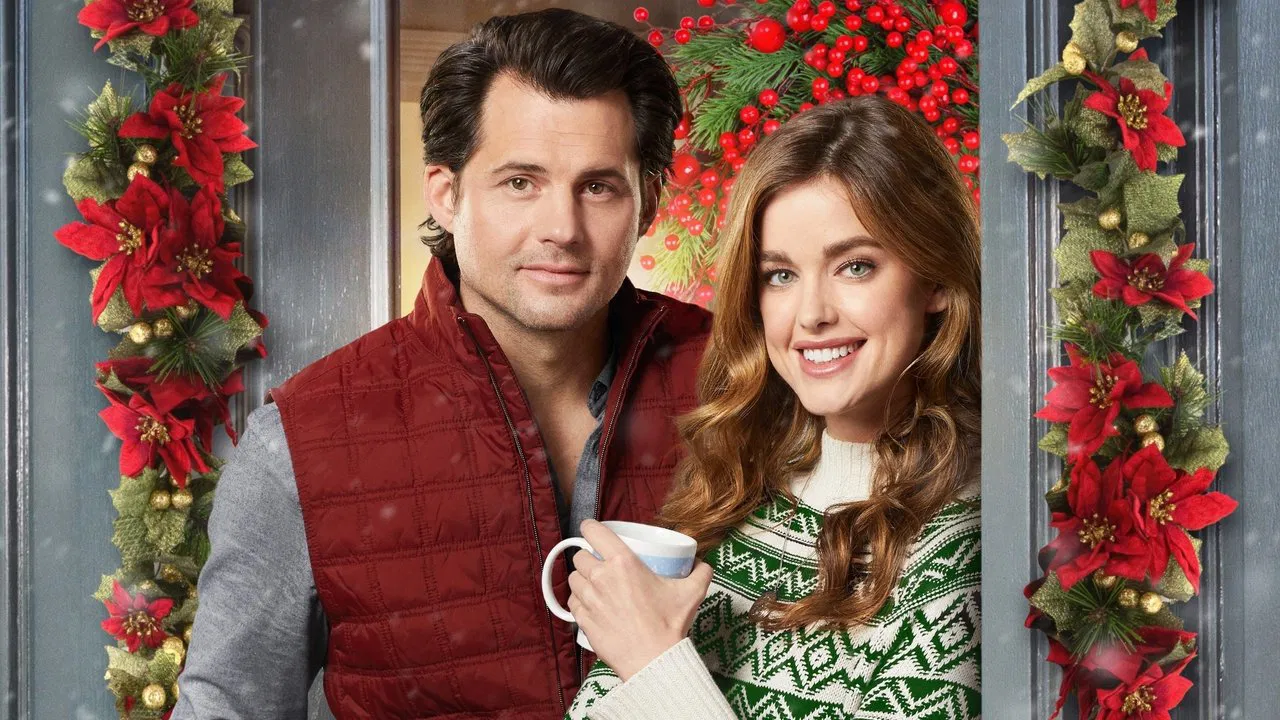 Small Town Christmas backdrop