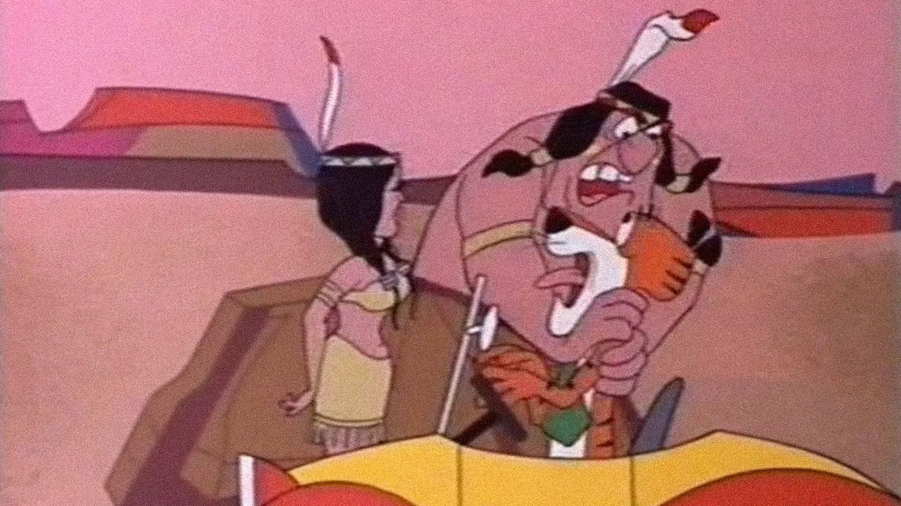 Injun Trouble backdrop