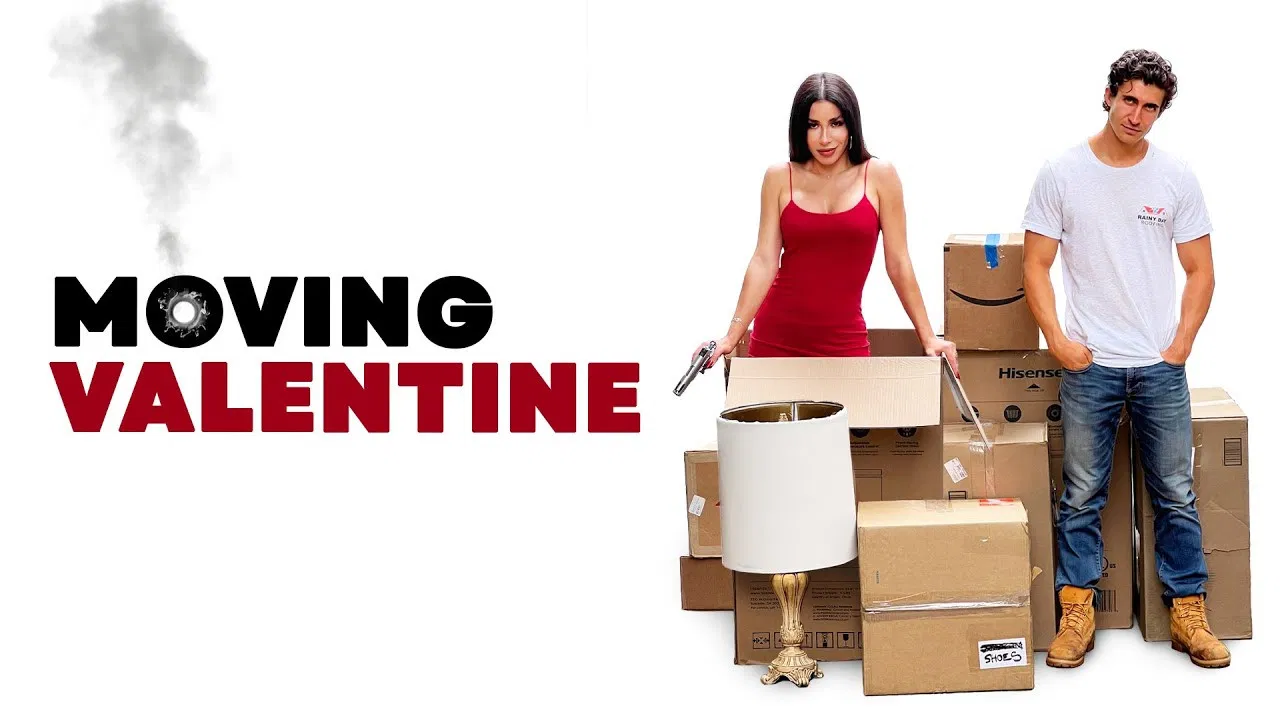 Moving Valentine backdrop