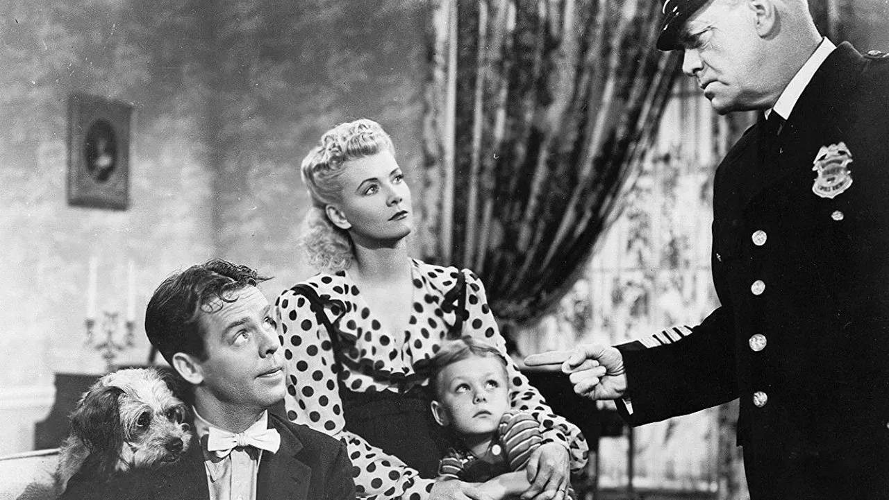 Blondie in Society backdrop