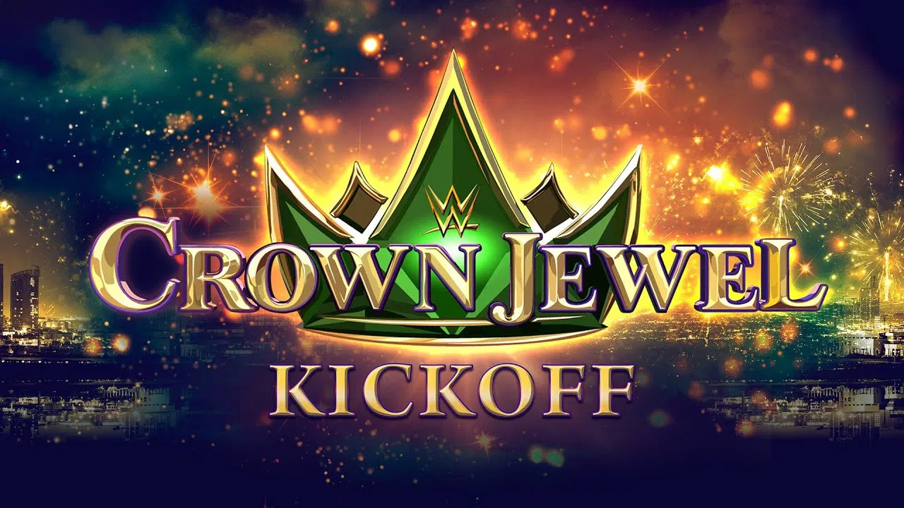 WWE Crown Jewel 2023 Kickoff backdrop