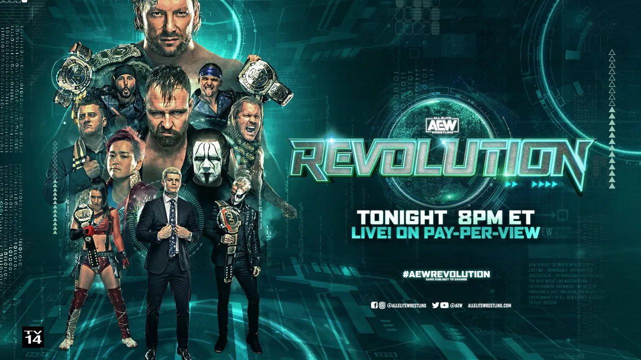 AEW Revolution 2021 backdrop