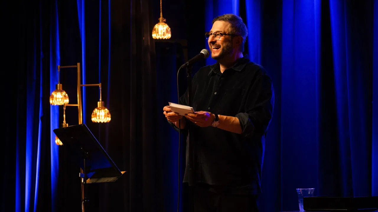 Eugene Mirman: Here Comes The Whimsy backdrop