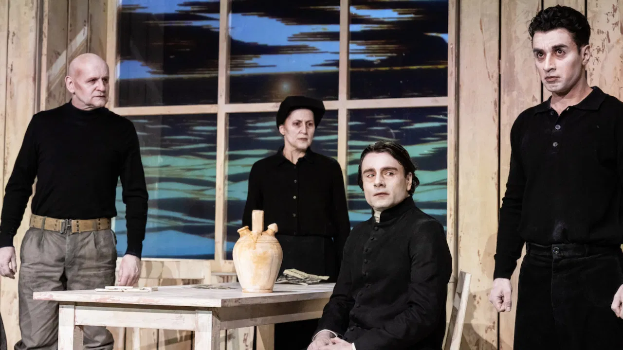 Die Gewehre der Frau Carrar / Würgendes Blei backdrop