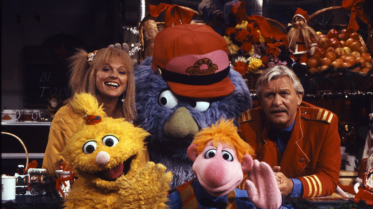 Jul på Sesam Stasjon backdrop