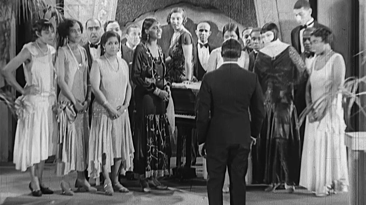 The Darktown Revue backdrop