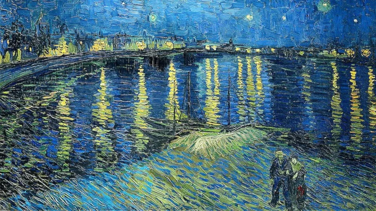 The Greatest Painters of the World: Van Gogh backdrop