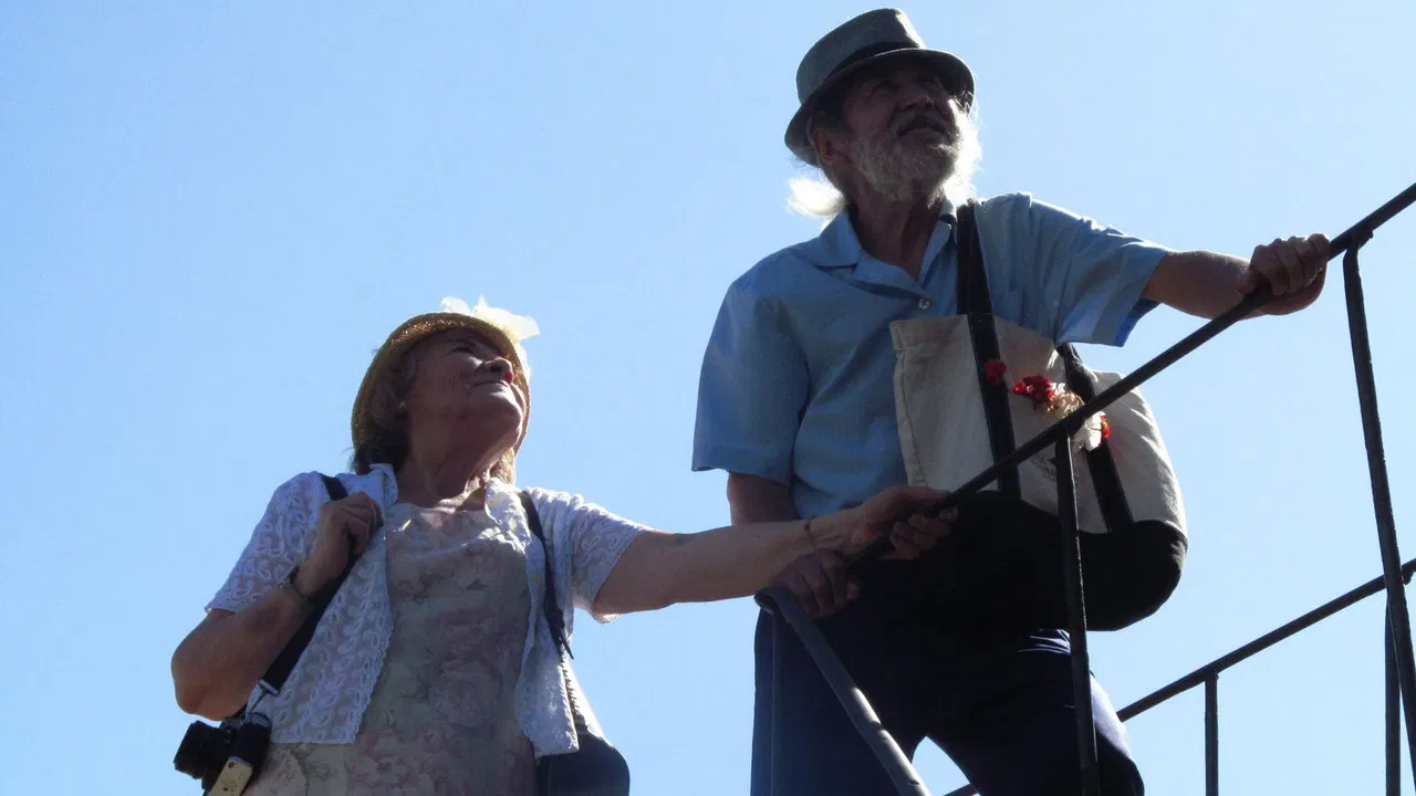 Fotografías de un vaivén backdrop