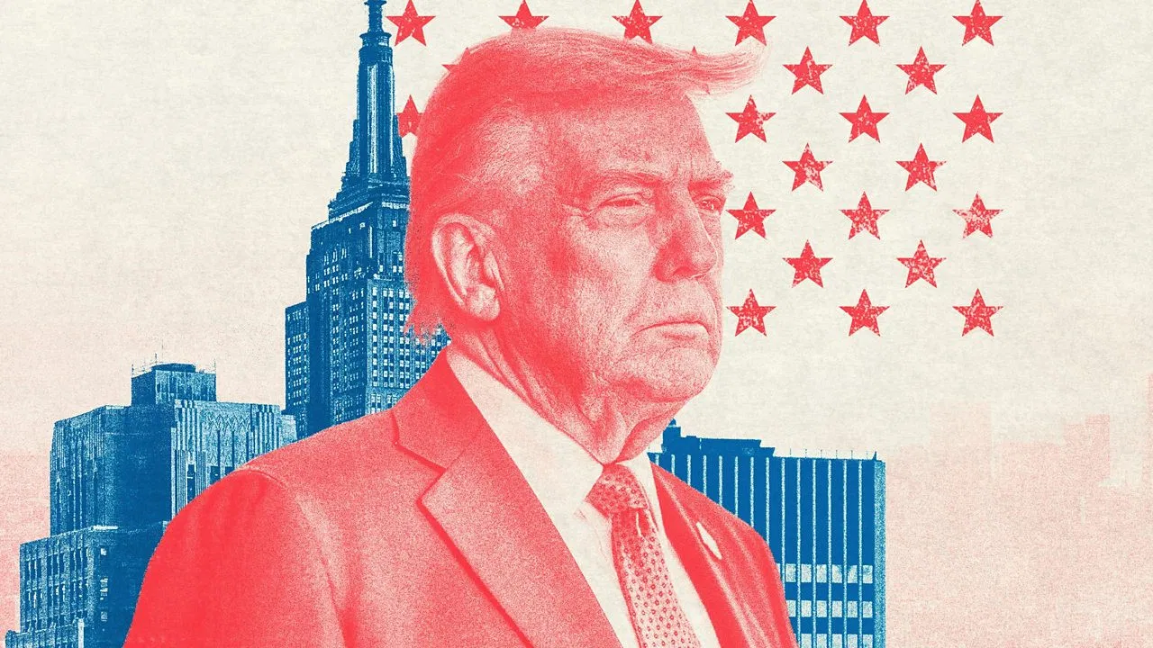 Trump and the Tech Titans backdrop