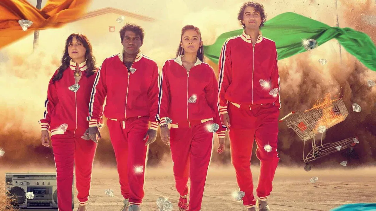 Four Samosas backdrop