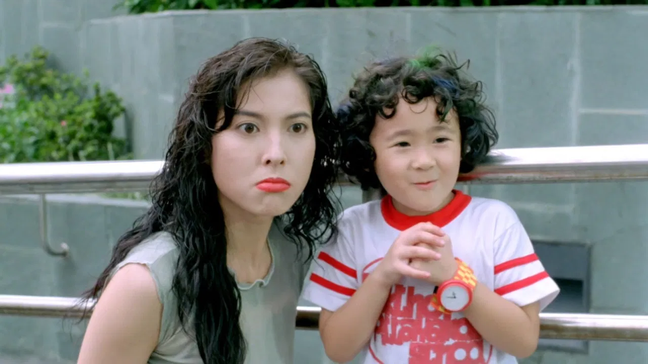 The Shaolin Kids in Hong Kong backdrop