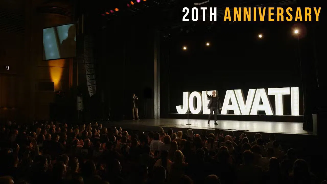 Joe Avati: 20th Anniversary Special backdrop