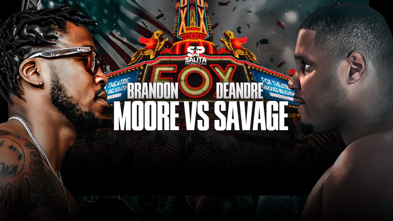 Brandon Moore vs. Deandre Savage backdrop