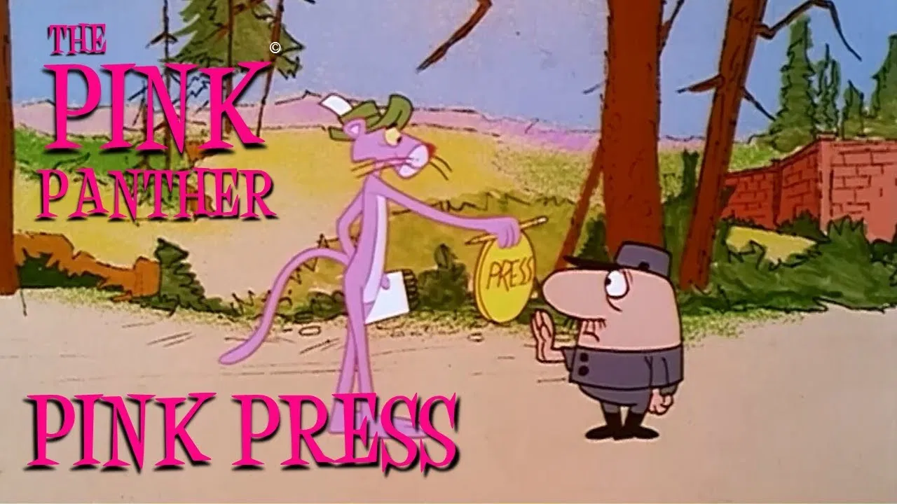 Pink Press backdrop