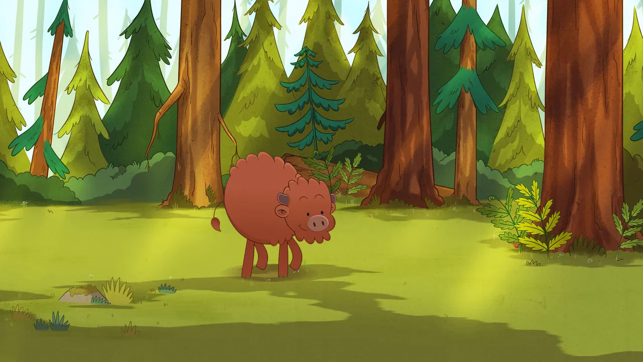 Żubr Pompik backdrop