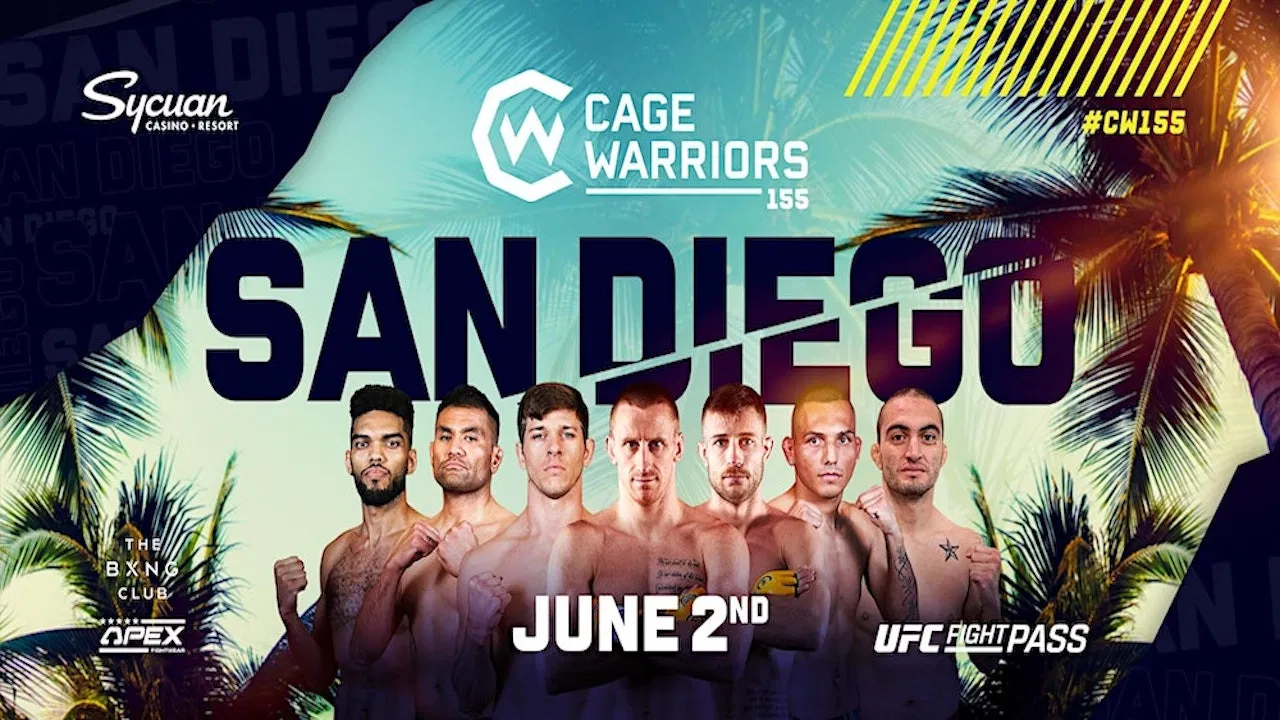 Cage Warriors 155: San Diego backdrop